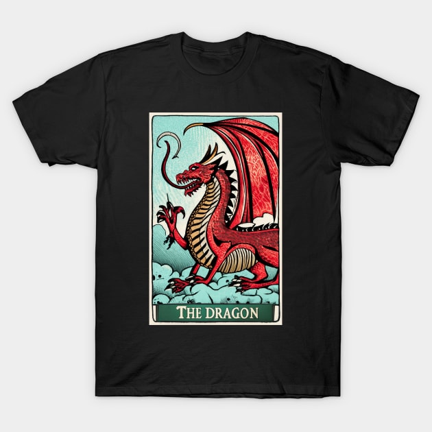 The Welsh Dragon Tarot Card T-Shirt by Teessential